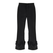 Wide Trousers SKY High Farm , Black , Dames