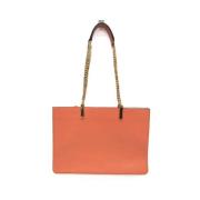 Pre-owned Leather totes Chloé Pre-owned , Orange , Dames