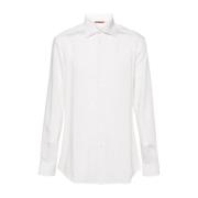 Wit Pinstripe Poplin Overhemd Barena Venezia , White , Heren