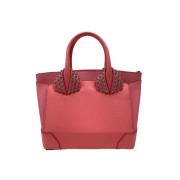 Pre-owned Leather handbags Christian Louboutin Pre-owned , Pink , Dame...