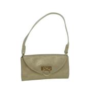 Pre-owned Suede shoulder-bags Salvatore Ferragamo Pre-owned , Yellow ,...