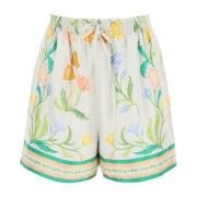 Bloemrijke zijden shorts Casablanca , Multicolor , Dames