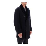 Single-Breasted Coats Tom Ford , Blue , Heren