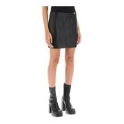 Short Skirts Versace , Black , Dames