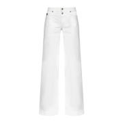 Jeans met logo Versace Jeans Couture , White , Dames