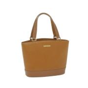 Pre-owned Leather totes Burberry Vintage , Brown , Dames