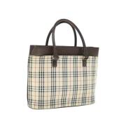 Pre-owned Nylon totes Burberry Vintage , Beige , Dames