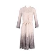 Pre-owned Fabric dresses Burberry Vintage , Beige , Dames