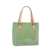 Pre-owned Leather handbags Louis Vuitton Vintage , Green , Dames
