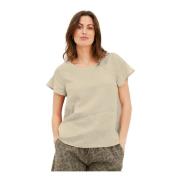 T-Shirts IN Front , Beige , Dames