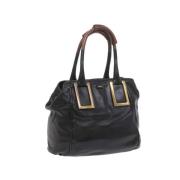 Pre-owned Leather handbags Chloé Pre-owned , Black , Dames