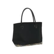 Pre-owned Nylon handbags Burberry Vintage , Black , Dames