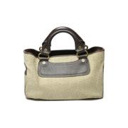 Pre-owned Suede handbags Celine Vintage , Beige , Dames