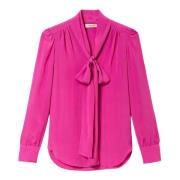 blouses fuchia Twinset , Pink , Dames