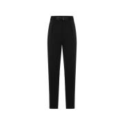 Slim-fit Trousers Max Mara Studio , Black , Dames