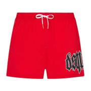 Rode Sea Clothing Boxer Midi Dsquared2 , Red , Heren