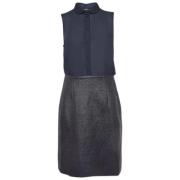 Pre-owned Canvas dresses Armani Pre-owned , Blue , Dames