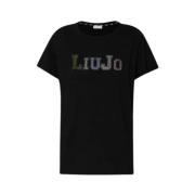 Klassiek T-shirt Liu Jo , Black , Dames