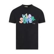 Zwarte Bubble Tee KidSuper Studios , Black , Heren