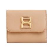 Marcie Leren Portemonnee Licht Tan Chloé , Beige , Dames