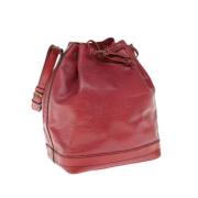 Pre-owned Leather louis-vuitton-bags Louis Vuitton Vintage , Red , Dam...