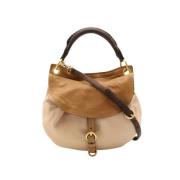 Pre-owned Leather handbags Miu Miu Pre-owned , Brown , Dames