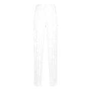 Witte Pulley Wollen Broek Dries Van Noten , White , Dames