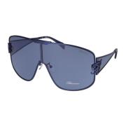 Stijlvolle zonnebril Sbm182 Blumarine , Blue , Unisex