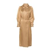 Belted Coats Max Mara , Brown , Dames