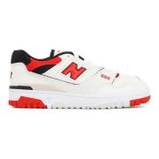 Premium Rode Leren Sneakers New Balance , Multicolor , Heren