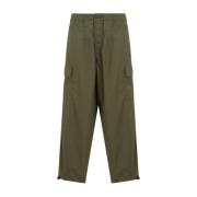 Losse Cargo Broek in Olijfgroen Universal Works , Green , Heren