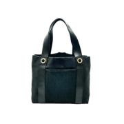 Pre-owned Cotton totes Bvlgari Vintage , Blue , Dames