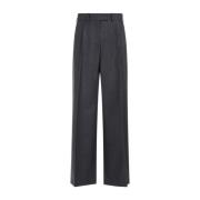 Wide Trousers The Row , Gray , Dames
