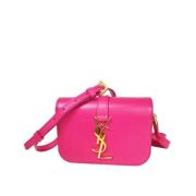 Pre-owned Leather shoulder-bags Yves Saint Laurent Vintage , Pink , Da...