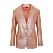 Getailleerd Jasje in Poederroze Tom Ford , Pink , Dames