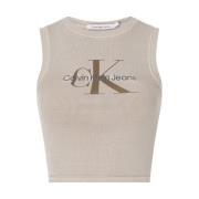 tops lichtbruin Calvin Klein , Beige , Dames