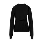 Round-neck Knitwear Sportmax , Black , Dames