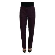 Slim-fit Trousers Bencivenga , Purple , Dames