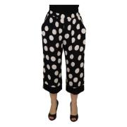 Cropped Trousers Dolce & Gabbana , Multicolor , Dames