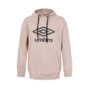 Sportswear Sweatshirt Bas Net Hoodie Umbro , Brown , Heren