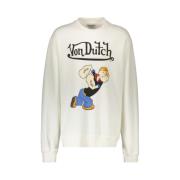 Hoodies VON Dutch , White , Heren