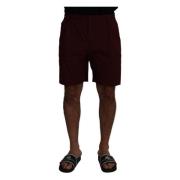 Casual Shorts Dolce & Gabbana , Brown , Heren