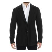 Luxe Groene Cashmere Martini Blazer Dolce & Gabbana , Black , Heren