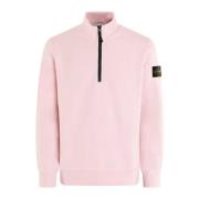 Heren Sweat-Shirt Stone Island , Pink , Heren