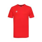 Teamwear Katoenen T-shirt Umbro , Red , Heren