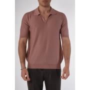 Polo Shirts Roberto Collina , Pink , Heren