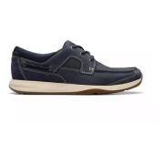 Nautische Veterschoen - Blauw Clarks , Blue , Heren