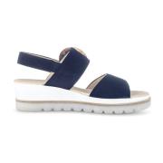 Flat Sandals Gabor , Blue , Dames