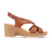 Flat Sandals Pikolinos , Brown , Dames