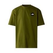NSE Patch Olijf T-shirt The North Face , Green , Heren